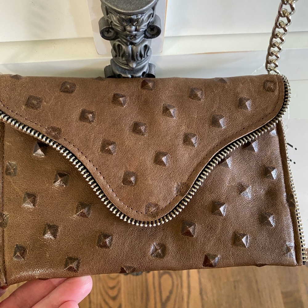 New with tags  jj winters Chain Strap Crossbody Clutch!